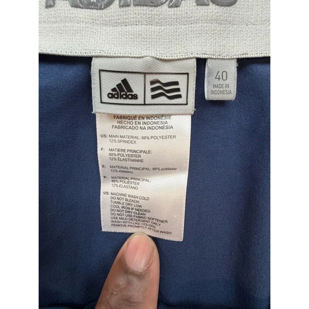 adidas Men's Ultimate365 Golf Shorts Navy Blue Stretch Size 40 Inseam 10